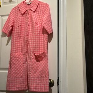 Vintage Deadstock Cotton Skimma 1960s House Dress/Day Dress